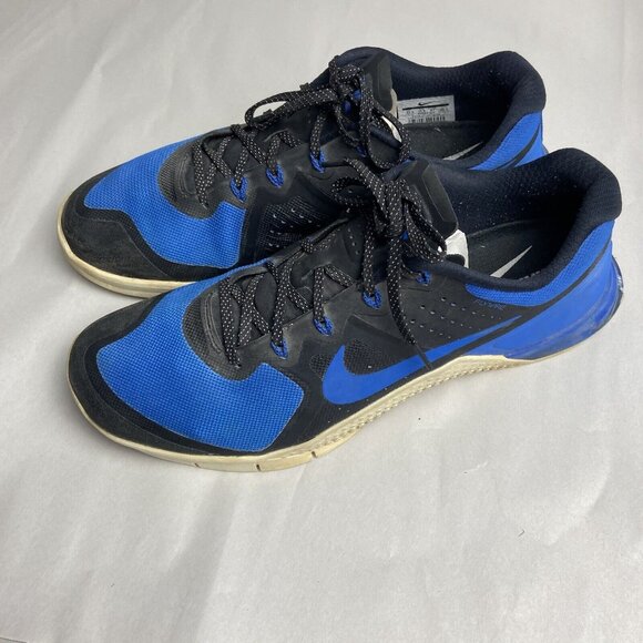 Nike Flywire Metcon 2 Cross Training Shoes Mens 12.5 Blue Black Sneakers Trainer - Picture 5 of 13